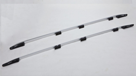 Рейлинги Сan Auto (OPVI.73.1504) Crown L3 Silver в штатные места для Opel Zafira Life Длинная База I 2019+ от магазина ФаркопРос